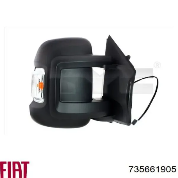 Ліве бокове дзеркало 1635192380 Fiat/Alfa/Lancia
