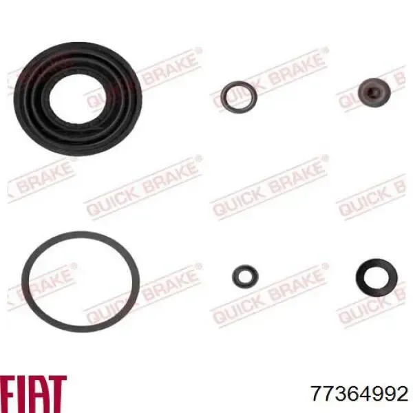 Супорт задній лівий 77364992 Fiat/Alfa/Lancia