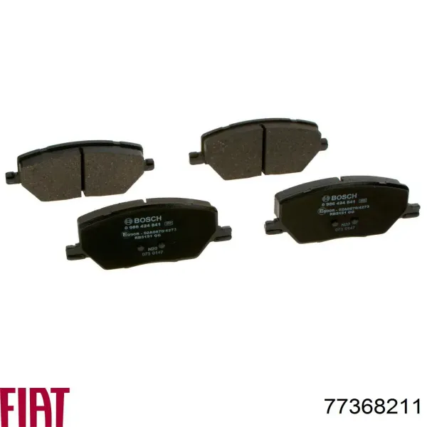 Передні тормозні колодки 77368211 Fiat/Alfa/Lancia