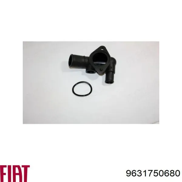 Фланець системи охолодження (трійник) 9631750680 Fiat/Alfa/Lancia