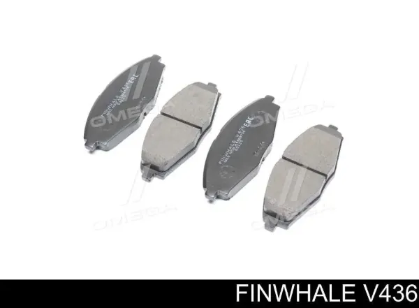 Передні тормозні колодки V436 Finwhale