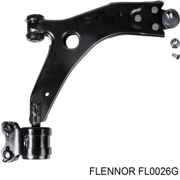 Важіль передньої підвіски нижній, правий FL0026G Flennor