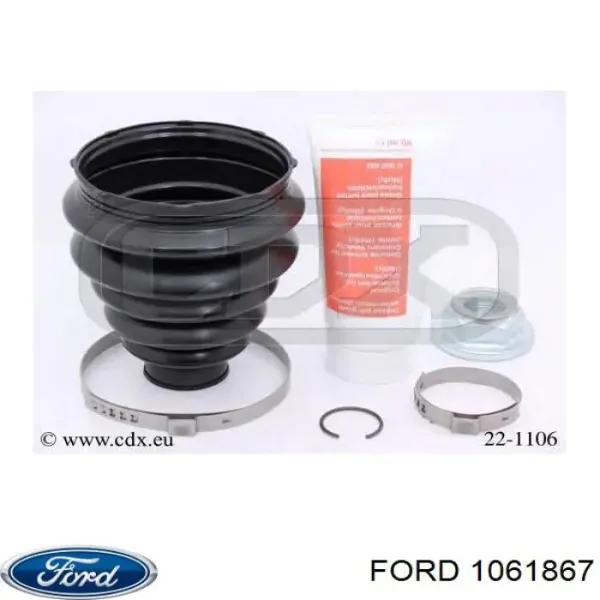 Пильник шарніра кутових швидкостей зовнішній передній Ford 1061867 ціна, від