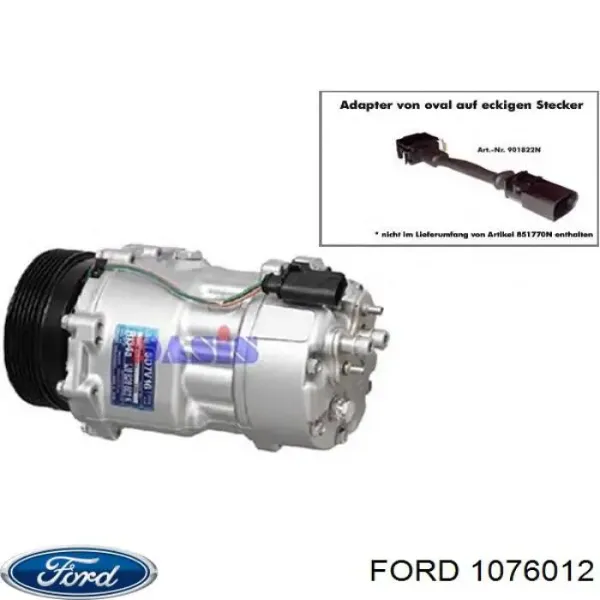 Компресор кондиціонера 1076012 Ford