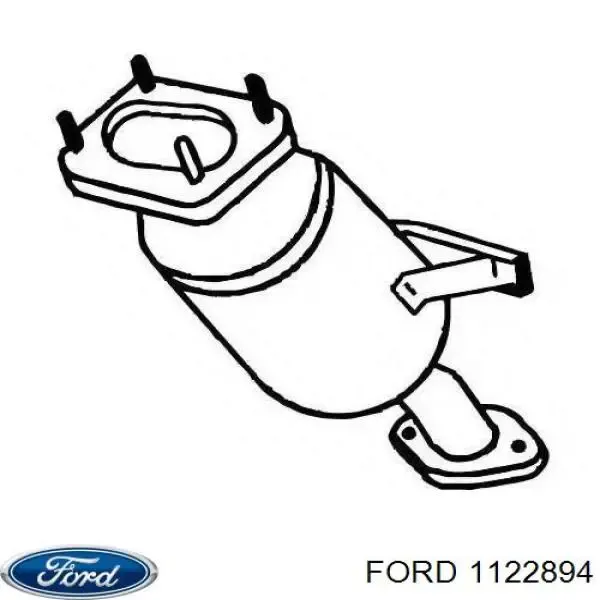 Купити 1122894 Ford Перетворювач відпрацьованих газів