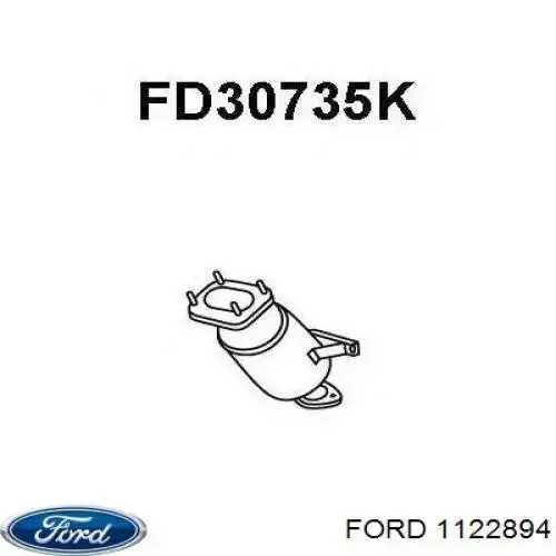 Конвертор-каталізатор Ford 1325848