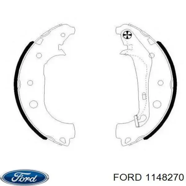 Шланг гальмівний задній 1148270 Ford