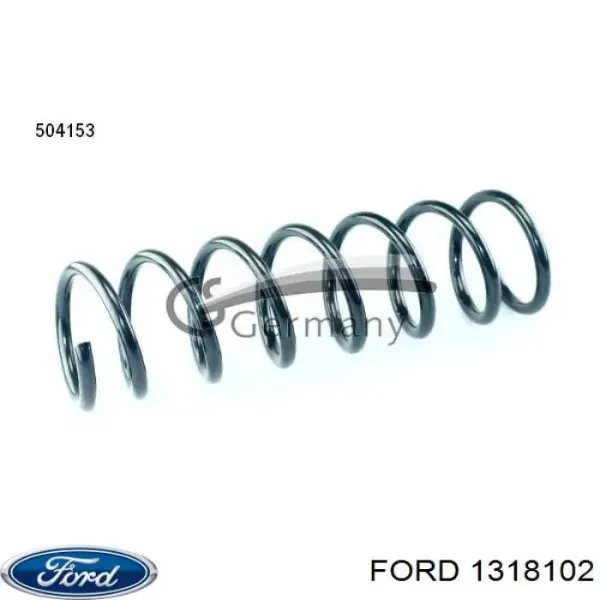 Задні пружини 1318102 Ford