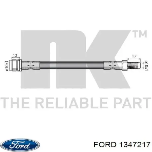 Купити 1347217 Ford Гальмівні шланги передні