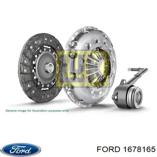 1678165 Ford Робочий циліндр зчеплення в зборі з витискним підшипником