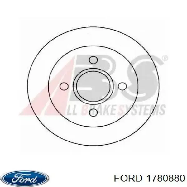 Гальмівні диски 1780880 Ford