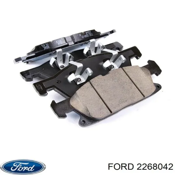 Передні тормозні колодки 2268042 Ford
