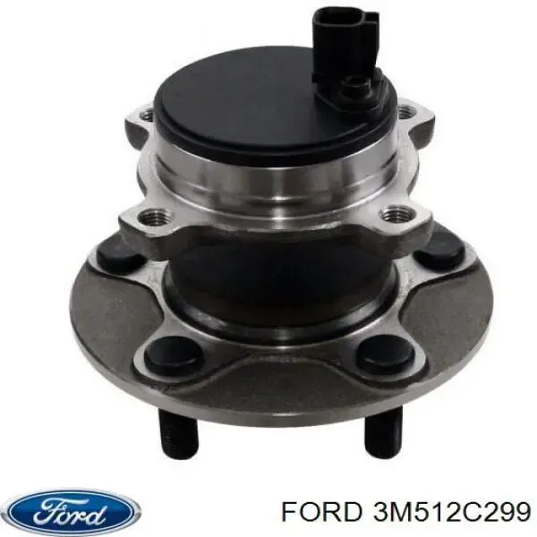 Задня маточина 3M512C299 Ford