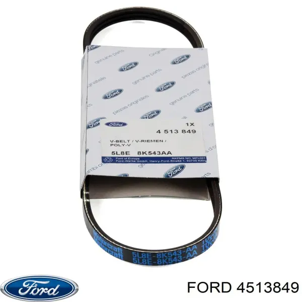 Ремінь генератора 4513849 Ford