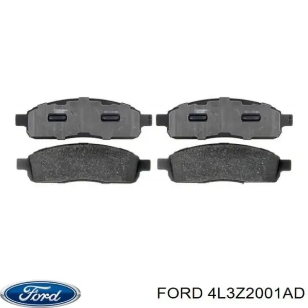 Передні тормозні колодки 4L3Z2001AD Ford