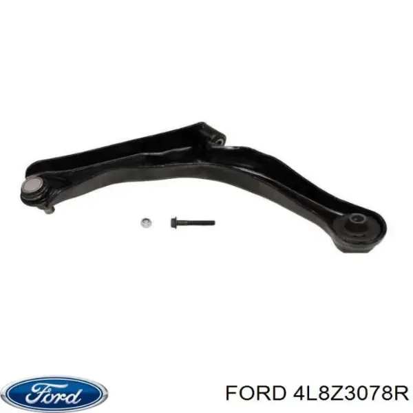 Важіль передньої підвіски нижній, правий 4L8Z3078R Ford