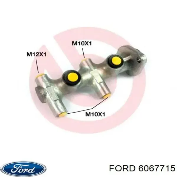 Головний гальмівний циліндр 1613087 Ford