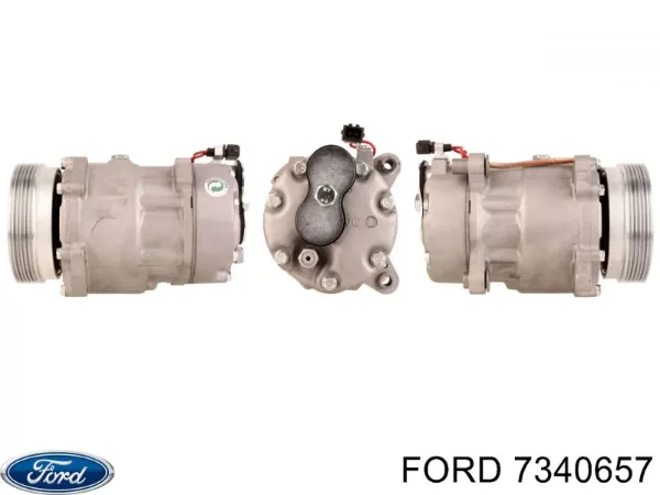 Компресор кондиціонера 7340657 Ford