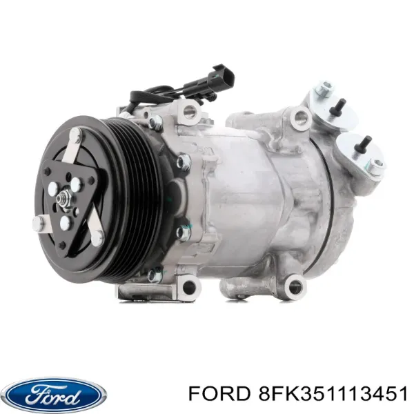 Компресор системи кондиціювання Ford 8FK351113451 ціна, від