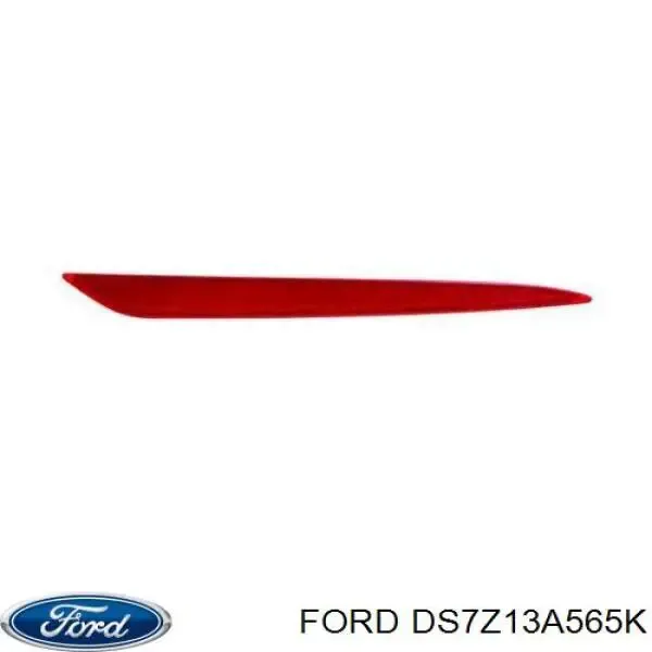 Катафот (відбивач) заднього бампера, лівий DS73515C0B Ford