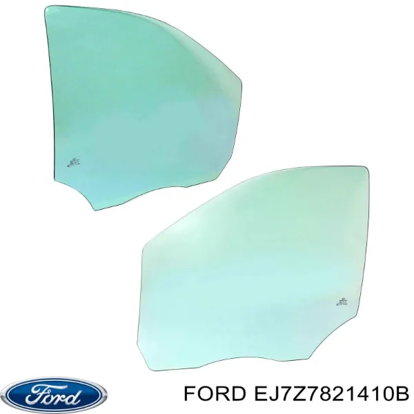 Скло передніх дверей, правою EJ7Z7821410B Ford