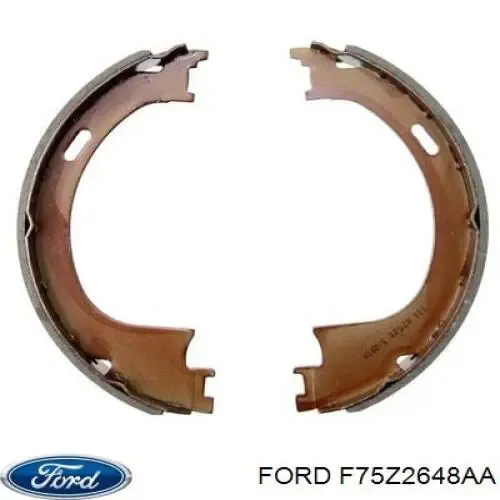 Колодки ручника F75Z2648AA Ford