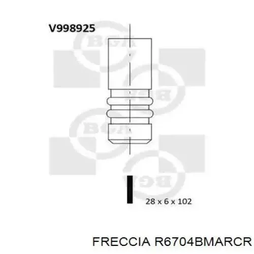 Клапан випускний R6704 Freccia