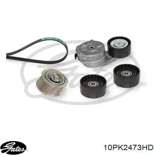 Ремінь генератора GAT10PK2473HD Gates