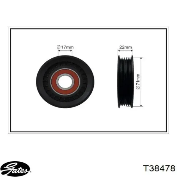 Купити Натяжний ролик Ford Mondeo I GBP