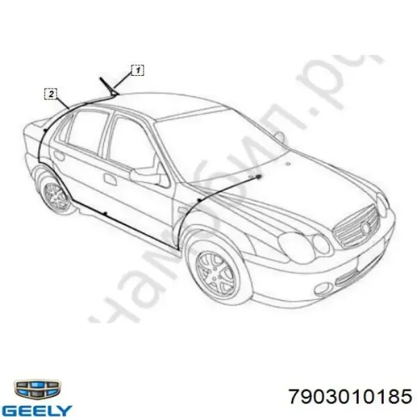 Антена 7903010185 Geely