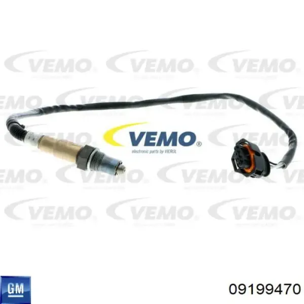 Лямбда-зонд, датчик кисню після каталізатора 09199470 General Motors
