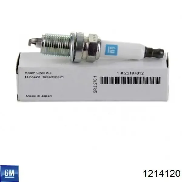 Свічки запалювання 1214120 General Motors