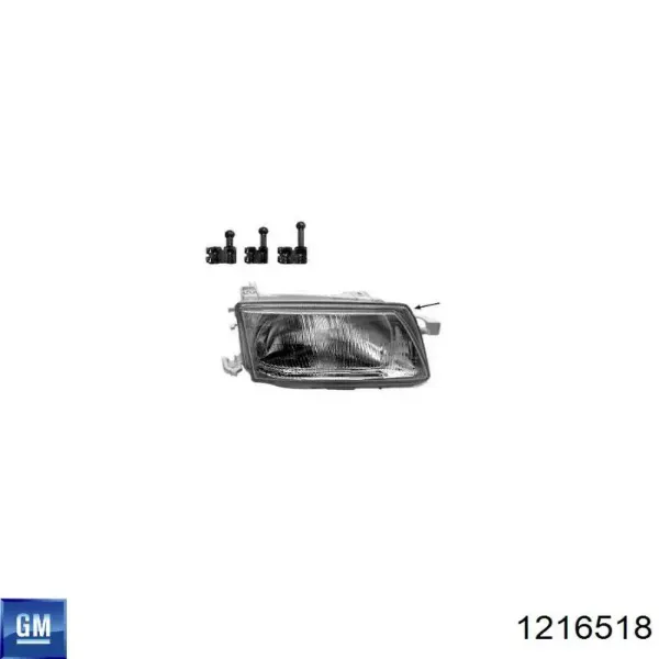 Купити Фара права Opel Astra F 51, 52, F35, M35