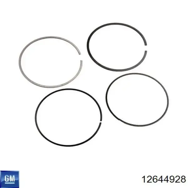 Кільця поршневі на 1 циліндр, STD. 12644928 General Motors