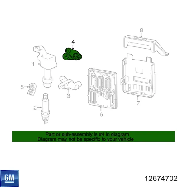 Повітряний фільтр 12674702 General Motors