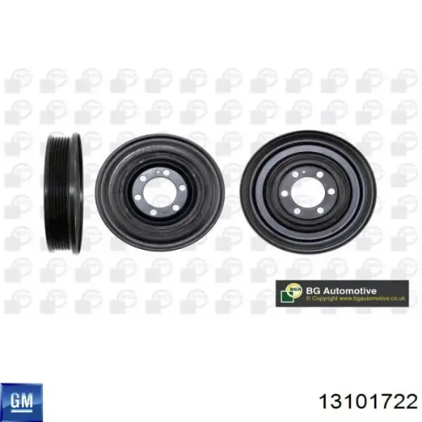Шків колінвала 13101722 General Motors