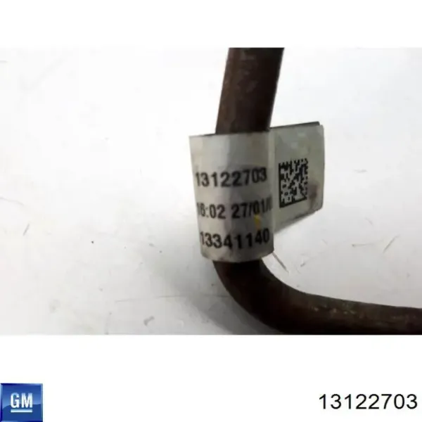 Шланг ГПК, низького тиску, від рейки/механізму до бачка 13122703 General Motors