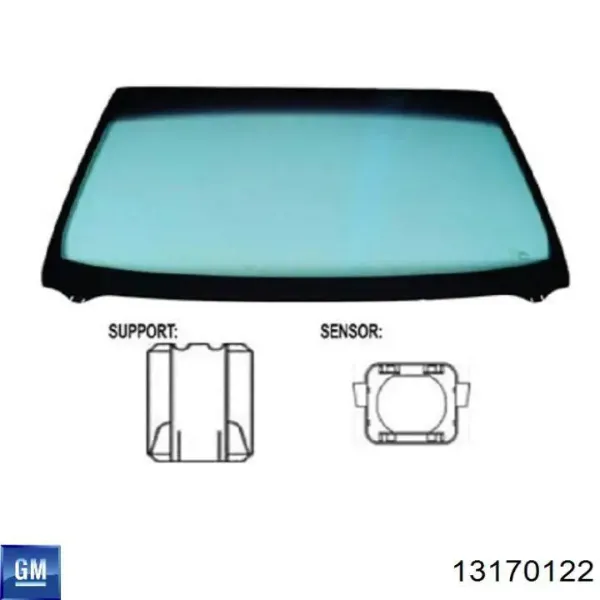 Лобове скло 13170122 General Motors