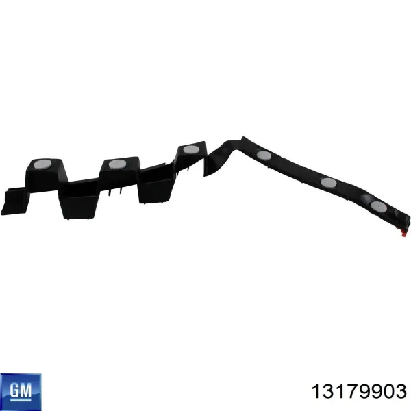 Направляюча заднього бампера, ліва 13179903 General Motors