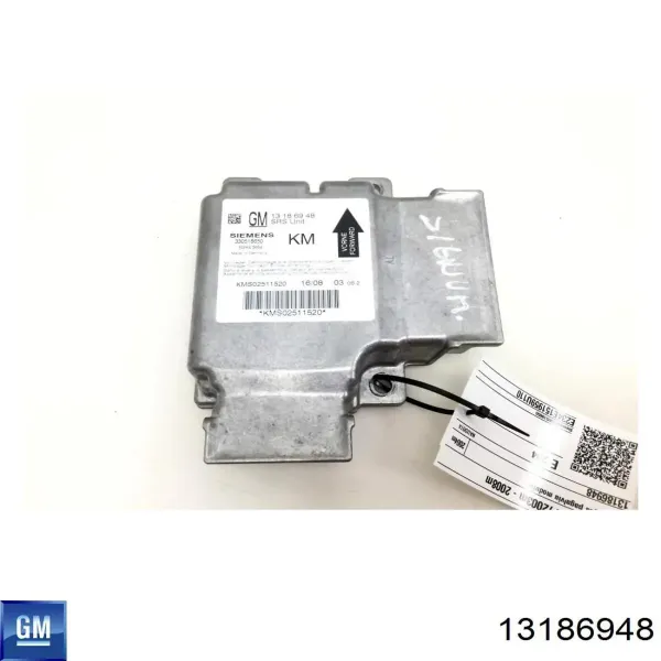 Модуль-процесор керування подушки безпеки 13186948 General Motors