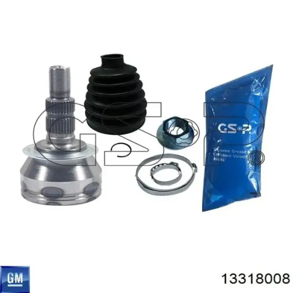 ШРУС зовнішній передній 13318008 General Motors