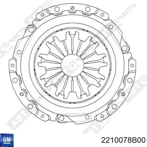 Корзина зчеплення Daewoo Tico KLY3