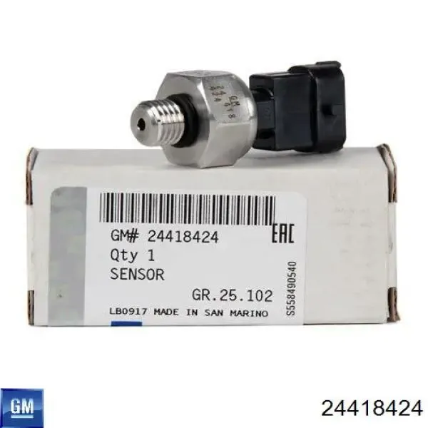 Датчик тиску палива 24418424 General Motors