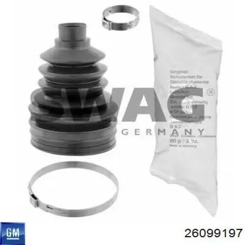 Пильник ШРУСа зовнішній 26099197 General Motors