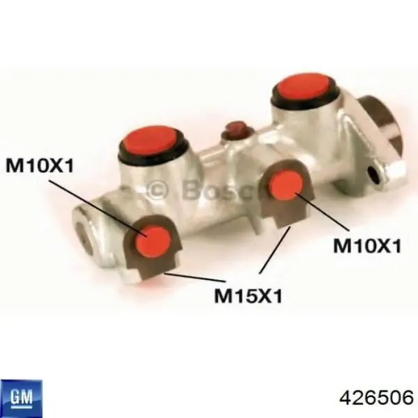 Головний гальмівний циліндр 986481040 Bosch