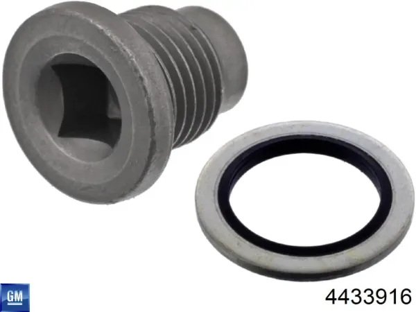 Пробка піддона двигуна 4433916 General Motors