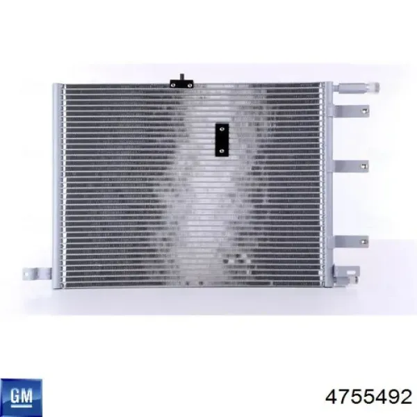 Радіатор кондиціонера 4755492 General Motors