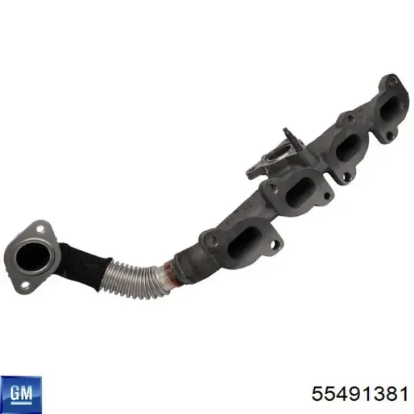Випускний колектор 55491381 Opel