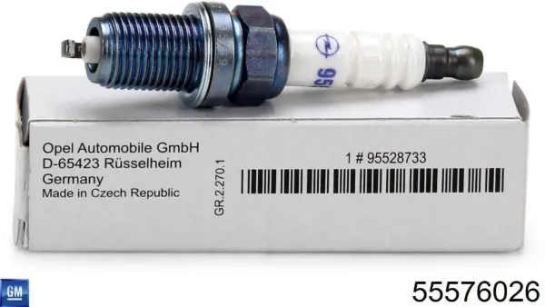 Свічки запалювання 55576026 General Motors