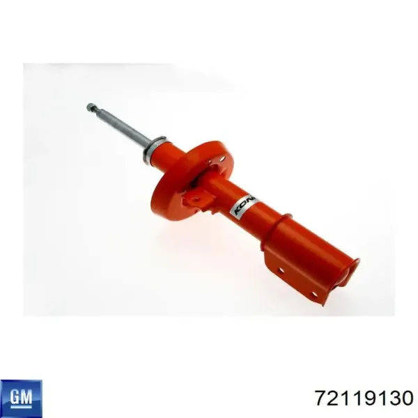 Амортизатора передній лівий 72119130 General Motors